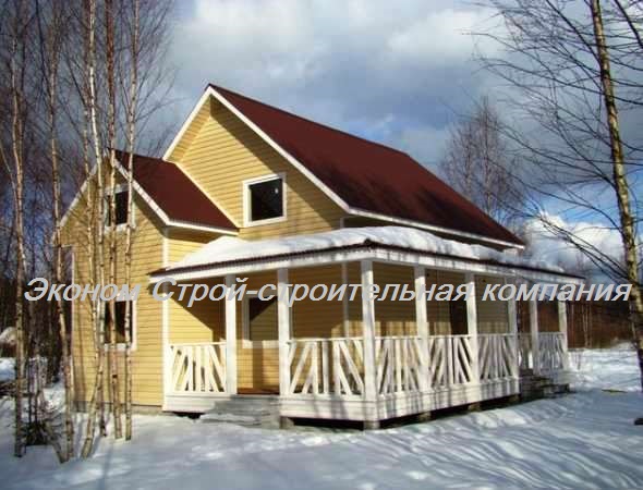 построенный каркасный дом фото строительства каркасного дома